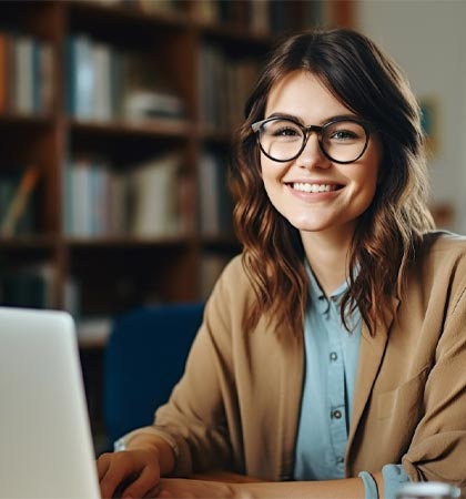 User completing online diminished value vehicle appraisal from home
